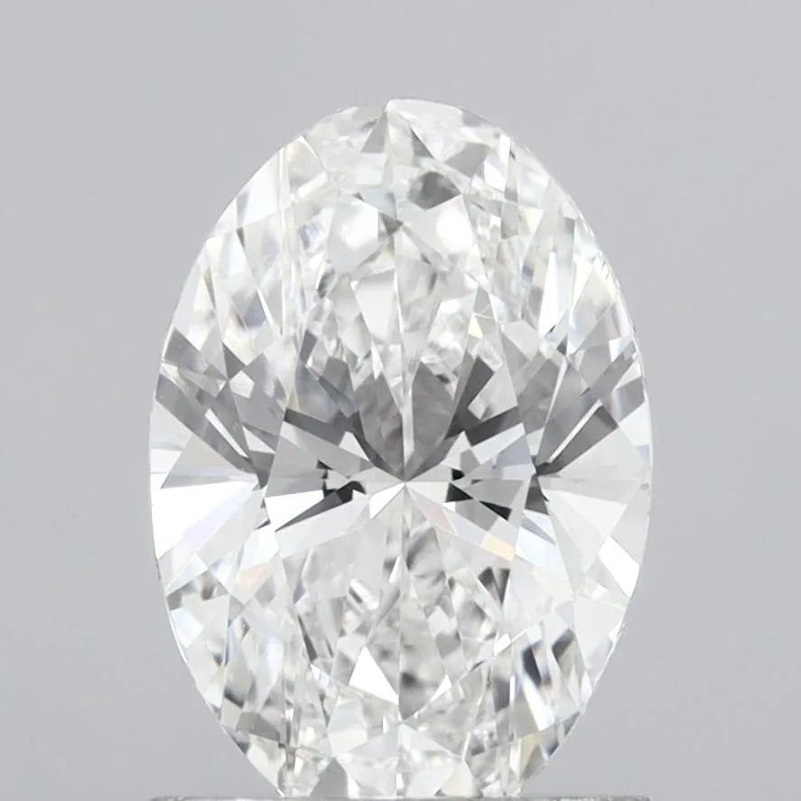 1.23ct Oval Lab Grown Diamond (Colour E, Clarity VS1, IGI Certified)