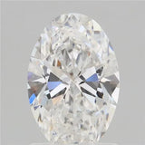 1.24ct Oval Lab Grown Diamond (Colour D, Clarity VS1, IGI Certified)