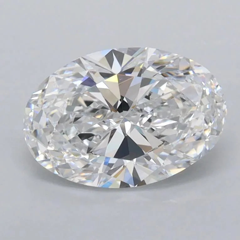 1.26ct Oval Lab Grown Diamond (Colour D, Clarity FL, IGI Certified)