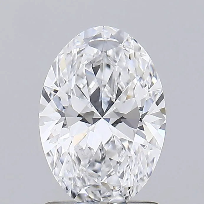 1.28ct Oval Lab Grown Diamond (Colour D, Clarity IF, IGI Certified)
