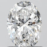 1.28ct Oval Lab Grown Diamond (Colour D, Clarity VVS2, IGI Certified)