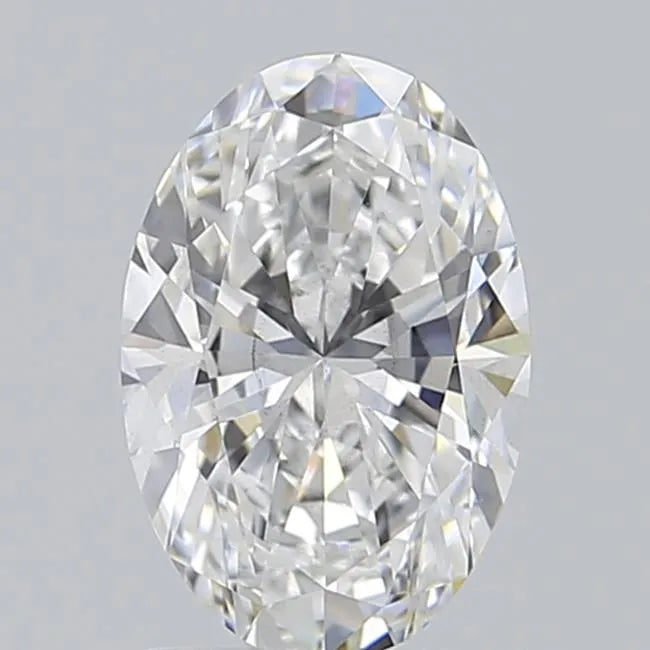 1.36ct Oval Lab Grown Diamond (Colour D, Clarity VS2, IGI Certified)
