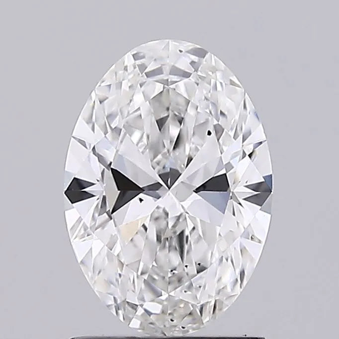 1.36ct Oval Lab Grown Diamond (Colour E, Clarity SI1, IGI Certified)