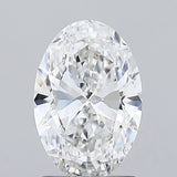 1.38ct Oval Lab Grown Diamond (Colour E, Clarity VVS1, IGI Certified)