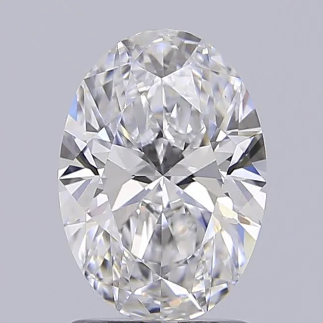 1.44ct Oval Lab Grown Diamond (Colour D, Clarity IF, IGI Certified)