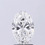 1.47ct Oval Lab Grown Diamond (Colour E, Clarity VS2, IGI Certified)