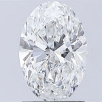 1.49ct Oval Lab Grown Diamond (Colour D, Clarity VS2, IGI Certified)