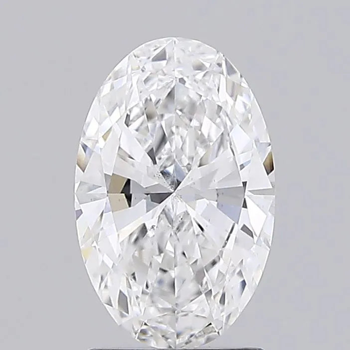 1.50ct Oval Lab Grown Diamond (Colour D, Clarity VS2, IGI Certified)