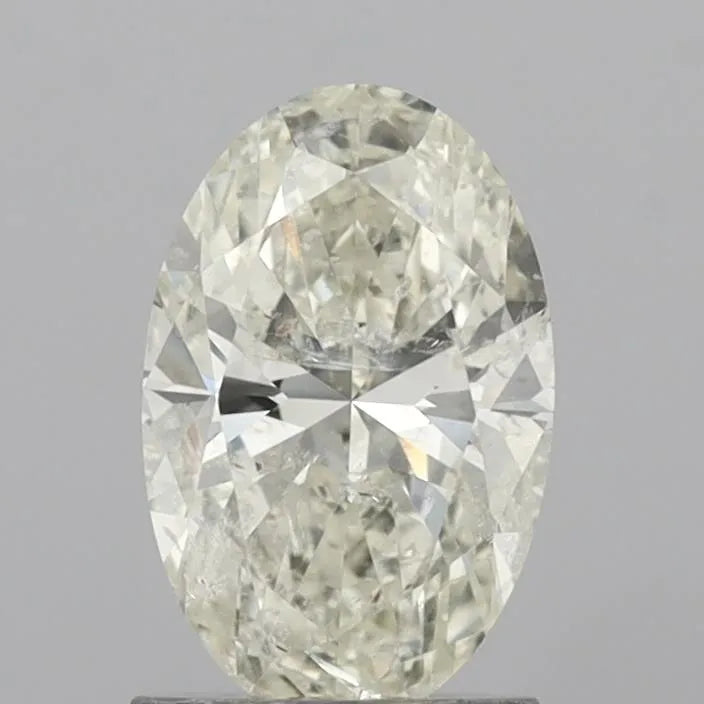 1.50ct Oval Natural Diamond (Colour K, Clarity I1, Cut VG, IGI Certified)