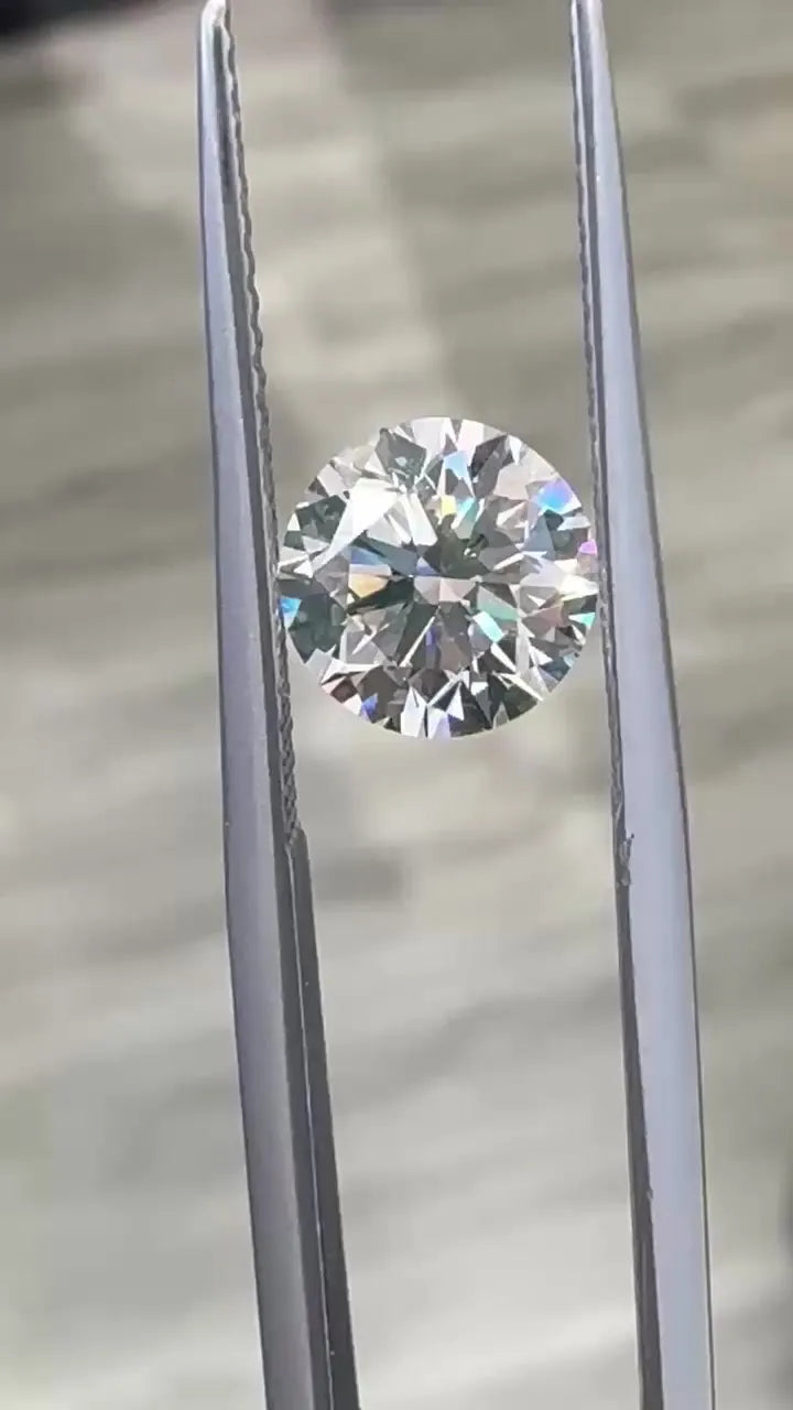 1.50ct Round Natural Diamond (Colour G, Clarity VS1, Cut ID, EGL Certified)