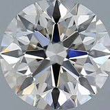 1.50ct Round Natural Diamond (Colour J, Clarity VVS2, Cut EX, IGI Certified)