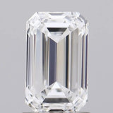 1.51ct Emerald Lab Grown Diamond (Colour D, Clarity VVS2, IGI Certified)