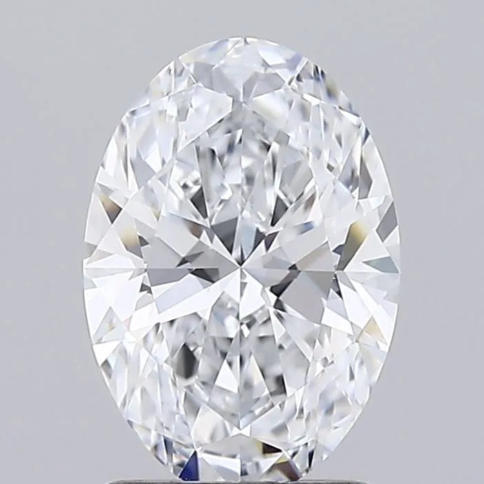 1.51ct Oval Lab Grown Diamond (Colour D, Clarity IF, IGI Certified)
