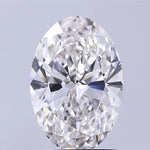 1.51ct Oval Lab Grown Diamond (Colour G, Clarity VVS2, IGI Certified)