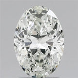 1.53ct Oval Natural Diamond (Colour H, Clarity SI1, Cut VG, IGI Certified)