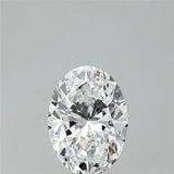 1.54ct Oval Lab Grown Diamond (Colour D, Clarity VVS1, IGI Certified)