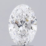 1.54ct Oval Lab Grown Diamond (Colour D, Clarity VVS2, IGI Certified)