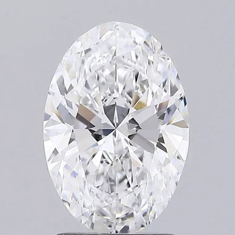 1.54ct Oval Lab Grown Diamond (Colour D, Clarity VVS2, IGI Certified)
