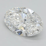 1.57ct Oval Lab Grown Diamond (Colour D, Clarity VS1, Cut EX, IGI Certified)