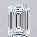 1.58ct Emerald Lab Grown Diamond (Colour F, Clarity IF, IGI Certified)