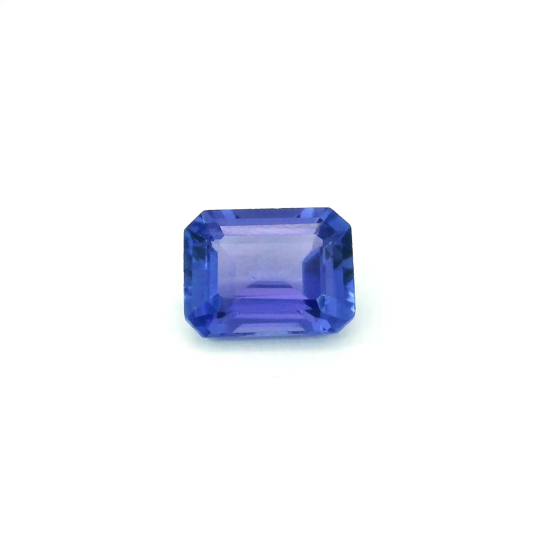 1.60ct Emerald Natural Tanzanite (Colour Blue, Clarity Eye Clean, Cut Faceted)