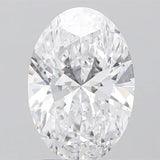 1.60ct Oval Lab Grown Diamond (Colour D, Clarity VVS2, IGI Certified)