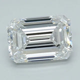 1.70ct Emerald Lab Grown Diamond (Colour D, Clarity VVS2, IGI Certified)