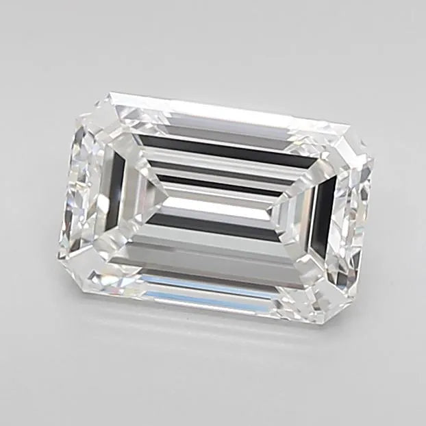 1.70ct Emerald Lab Grown Diamond (Colour E, Clarity IF, Cut EX, IGI Certified)