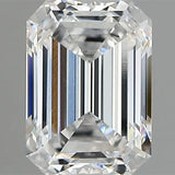 1.74ct Emerald Lab Grown Diamond (Colour D, Clarity VVS2, IGI Certified)