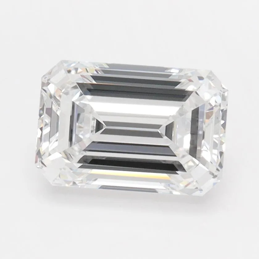 1.76ct Emerald Lab Grown Diamond (Colour D, Clarity IF, IGI Certified)