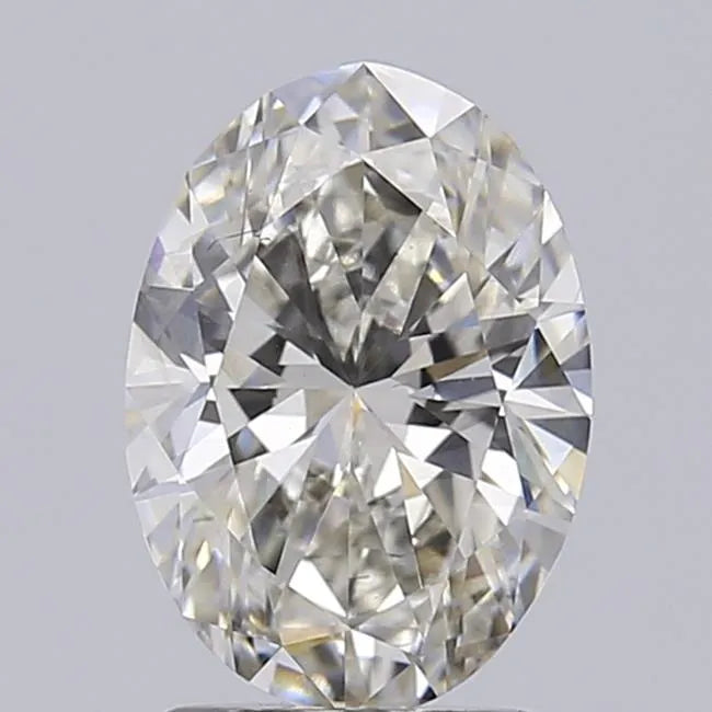 1.77ct Oval Lab Grown Diamond (Colour G, Clarity VS2, IGI Certified)