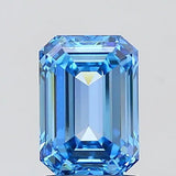 1.81ct Emerald Lab Grown Diamond (Colour Fancy Vivid Blue, Clarity VS1, IGI Certified)