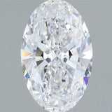 1.84ct Oval Lab Grown Diamond (Colour D, Clarity VVS2, IGI Certified)