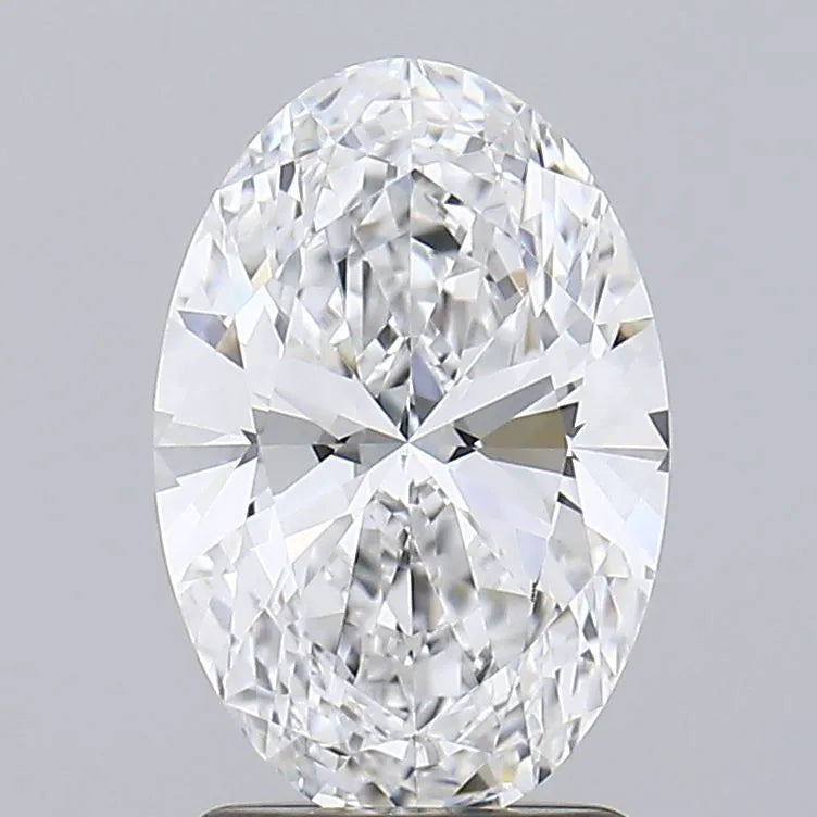 1.90ct Oval Lab Grown Diamond (Colour D, Clarity IF, Cut EX, IGI Certified)