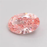1.96ct Oval Lab Grown Diamond (Colour Fancy Intense Pink, Clarity VVS2, IGI Certified)