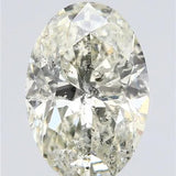 1.02ct Oval Natural Diamond (Colour K, Clarity I1, IGI Certified)