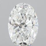 1.85ct Oval Lab Grown Diamond (Colour D, Clarity VVS1, IGI Certified)