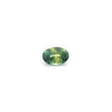 0.60ct Oval Natural Sapphire (Colour Green, Clarity Eye Clean, Cut Faceted)