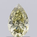 0.62ct Pear Natural Diamond (Colour Fancy Gray Yellow, Clarity SI1, IGI Certified)