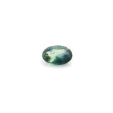 0.69ct Oval Natural Sapphire (Colour Green, Clarity Slightly Included, Cut Faceted)