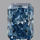 1.54ct Radiant Lab Grown Diamond (Fancy Vivid Blue, Clarity VVS2, IGI)