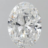 4.01ct Oval Natural Diamond (Colour D, Clarity SI2, Cut VG, IGI Certified)