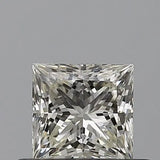 0.50ct Princess Natural Diamond (Colour L, Clarity SI1, GIA Certified)