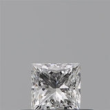 0.23ct Princess Natural Diamond (Colour E, Clarity VS2, GIA Certified)