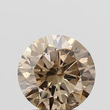 1.00ct Round Natural Diamond (Colour Brown, Clarity SI2, Cut VG, IGI Certified)