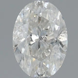 0.61ct Oval Natural Diamond (Colour H, Clarity I2, Cut VG, IGI Certified)