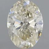 1.09ct Oval Natural Diamond (Colour K, Clarity SI2, Cut VG, IGI Certified)