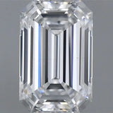1.05ct Emerald Lab Grown Diamond (Colour D, Clarity VS2, IGI Certified)