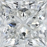 0.32ct Princess Natural Diamond (Colour J, Clarity SI2, GIA Certified)