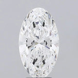 4.34ct Oval Lab Grown Diamond (Colour E, Clarity VVS2, GIA Certified)
